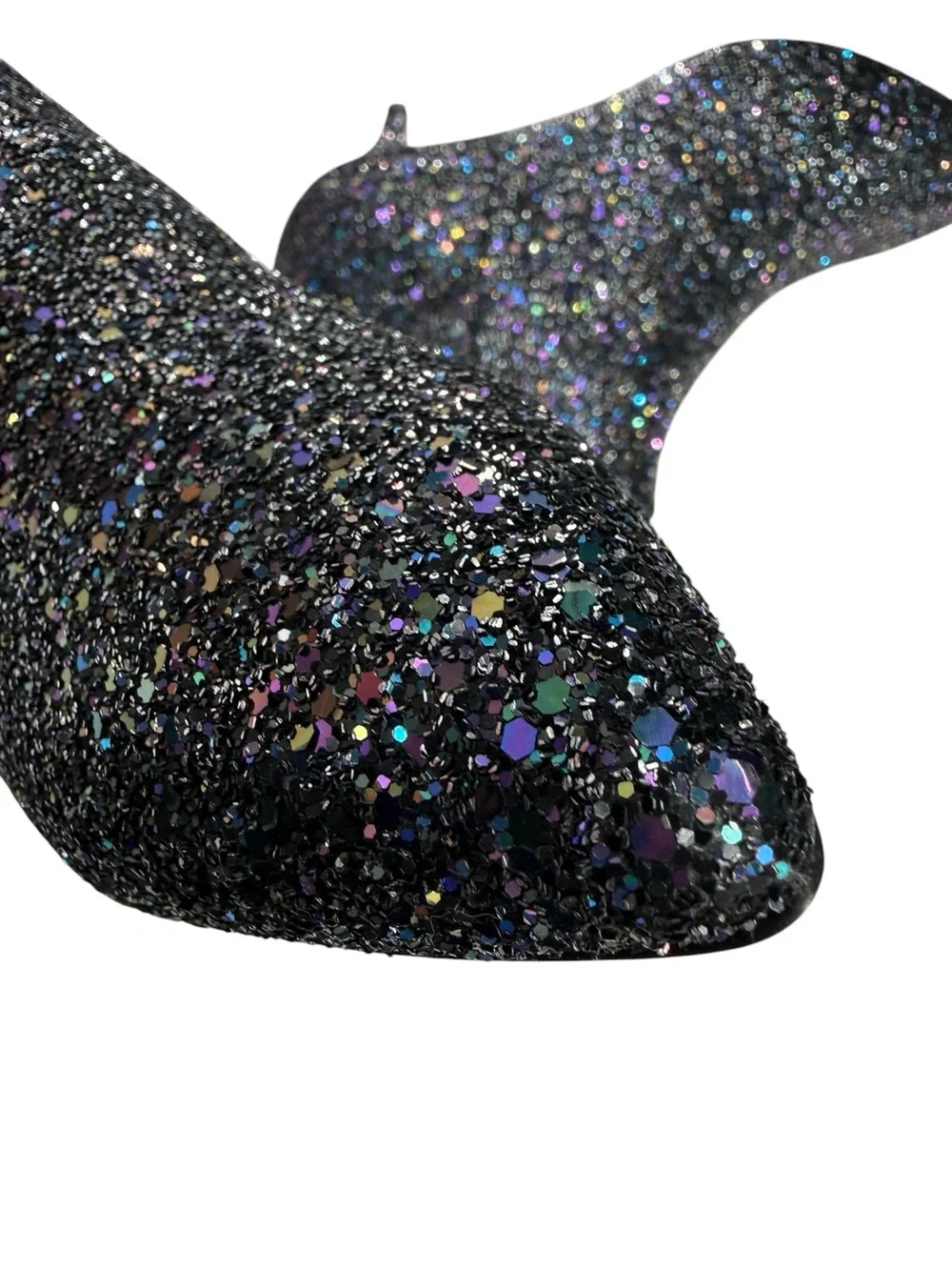 NWOB Kate Spade NY Olly Too Pointy Toe Kitten Heel Bootie Size 9M Sparkly
